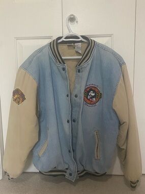 MICKEY MOUSE JEAN
BOMBER JACKET, LINED - THE DISNEY STORE - SIZE XL